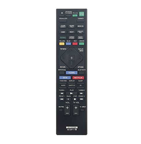 AULCMEET RM-ADP117 Replacement Remote Control Compatible with Sony AV System ED046 ED044 ED050 ED052 ED053 ED060 BDV-N9200W BDV-N9200WL HBD-N7200W HBD-N9200W