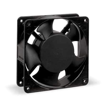DAYTON 6KD74 AXIAL, 24 VDC, 0.26 AMP, DC Fan, Lead Wires, 4-11/16X4-11/16X1.5IN, 3100 RPM, Ball Bearing, Square, 6.2 W