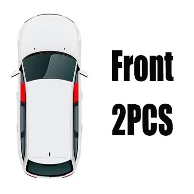 Pare soleil voiture pare-soleil magnétique fenêtre rideau avant X1 - 2