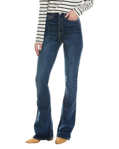 7 For All Mankind Womens No Filter Skinny Boot in Sophie Blue