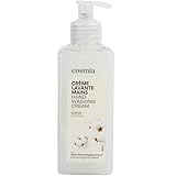 Testé dermatologiquement, la crème lavante COSMIA nettoie en douceur vos mains.