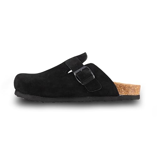Image of EMMA NEW YORK Womens Clogs Mules Slip-On for Women with Arch Support Cork Footbed Potato Shoes
