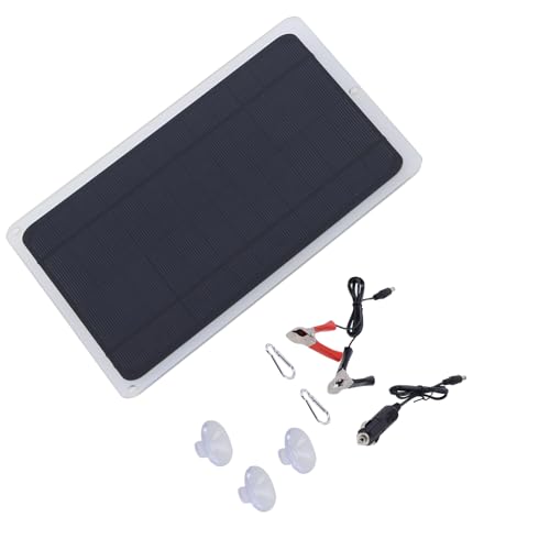 Chargeur de panneau solaire 6W 12V voiture portable et durable avec USB - 6