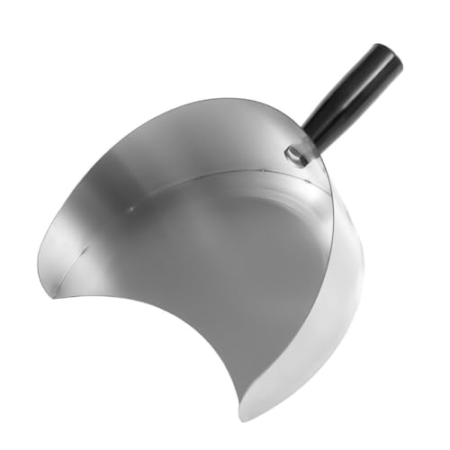 Hoite Paletta raccogli-carne 22,5 x 17,5 x 8 cm in acciaio inox, pala per kebab - Pratica pala per kebab per barbecue, macchina per shawarma