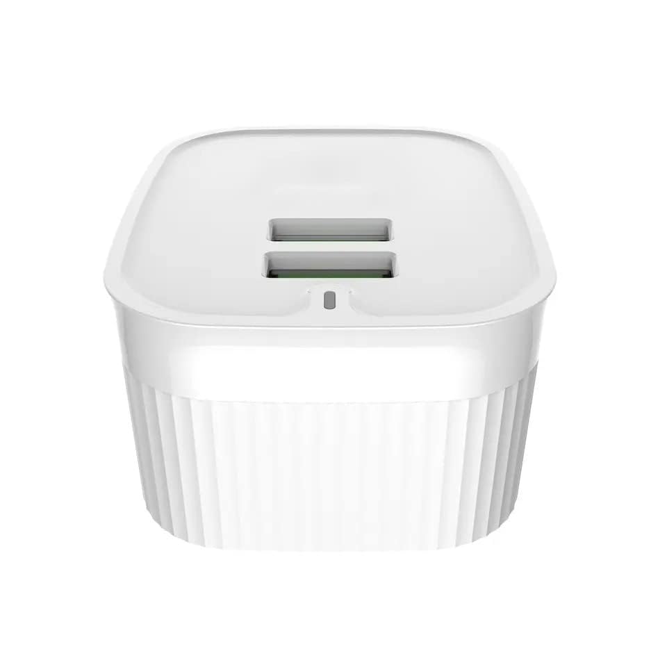 Image of 3 idea Imagine Create Print Tessco BC-210 Dual Port Fast Charge Universal Travel Wall Charger