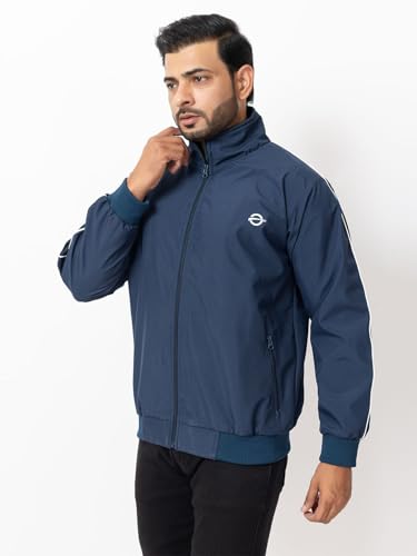 Image of OSCILLATE Casual Winter Wear Jackets For Men || Men's Solid Wind Cheater Jacket With Zipper || Ribbed Waist And Ribbed Wrist Cuffs For Perfect Fit || Casual And Sports Jacket