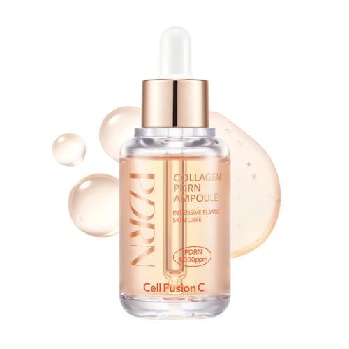Cell Fusion C Collagen PDRN Ampoule, Salmon DNA PDRN Face Serum for Glow, Collagen, Niacinamide, Hydrating & Firming, Uneven Skin Tone, 1.18 fl.oz. / 35ml