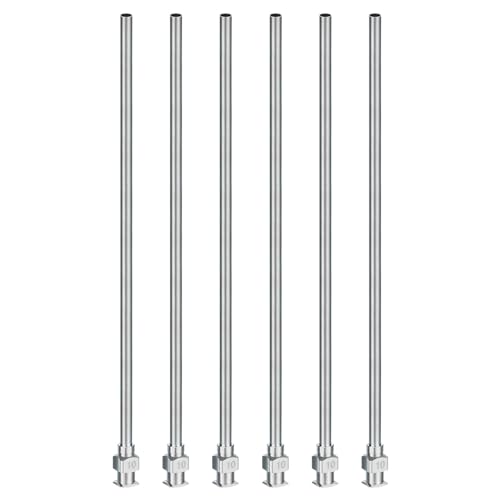 Aiguille de distribution 10G en acier inoxydable PATIKIL pour transfert de fluides (6 Pcs)
