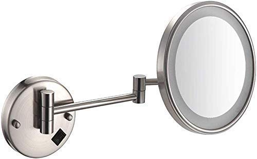 Miroir de courtoisie rond simple face JCAKES avec zoom 3X pour détails précis