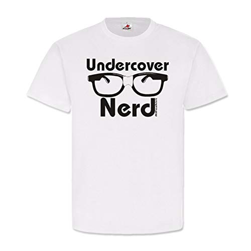Lunettes de carnaval Undercover Nerd 20869 Noobs blanches en taille Medium