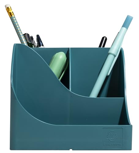 Rangement bureau Exacompta 69534D pot à crayons Bleu Pacifique