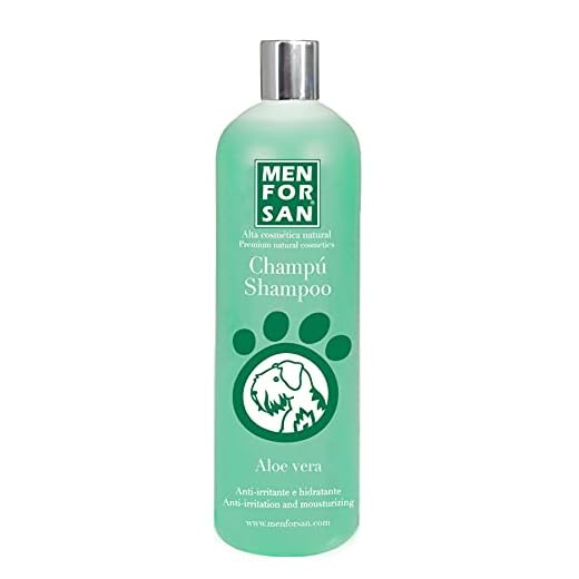 MENFORSAN Champú Perros Aloe Vera - 1 Litro