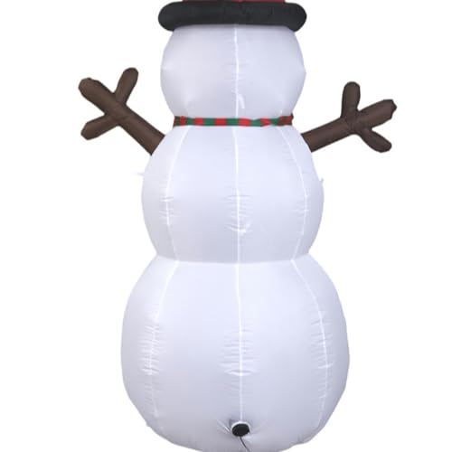 Décorations de Noël gonflables grand format avec lumière et accessoires inclus - 7