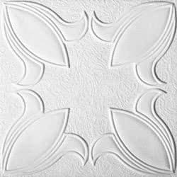 Ceiling Tile 20x20 Styrofoam Easy Install for DIY Home Decor #R-01 Ceiling Tile 20x20 Styrofoam Easy Install for DIY Home Decor #R-01