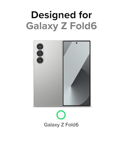 Image of Ringke Slim Compatible with Samsung Galaxy Z Fold 6 Case Cover Anti-Yellowing Ultra Thin Transparent Solid Hard PC Scratch Resistant Protective Phone Case for Z Fold 6 Back Cover (2024) - Black