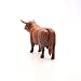 Schleich Farm World Realistic Highland Bull Cow Animal Figurine - Highly Detailed and Durable Farm Animal Toy, Fun and Educational Play for Boys and Girls, Gift for Kids Ages 3+