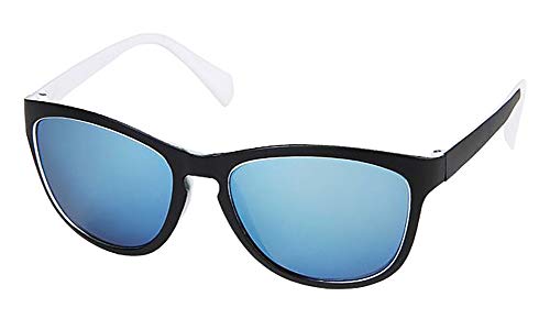 Chic-Net Lunettes de Soleil Enfant Miroir 400 UV œil de Chat coloré Sangle Noir, CH-V-1225-we