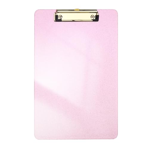 Planche à pince rose pailleté A4 pour organiser vos notes
