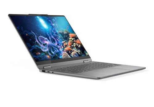 Image of Lenovo Yoga 7i 2-in-1 2025 Copilot+ PC with Intel Core Ultra 7 256V Processor, 1TB SSD, Yoga Pen, 14 inch WUXGA OLED Dolby Vision Touchscreen, 16GB LPDDR5x-8533 Memory, 5MP IR Cam, Wi-Fi 7, and Win11 Pro