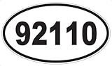 US Decal, Inc. Number 92110 Oval Sticker