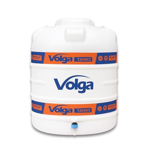 Image of Volga 50 Liter Water Tank Cistern with Tap - Food Grade HDPE Material, UV-Stabilized, Premium Water Can for Home, Outdoor & Commercial Use