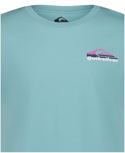 Image of Quiksilver Boys' Short Sleeve Logo Graphic T-Shirt, Soft & Comfortable, Regular Fit