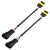 2Pcs D1S D2S D3S D4S to 9005 9006 Wiring Harness Socket Adapter Connector for Headlight Fog Light Conversion Adapter Cable