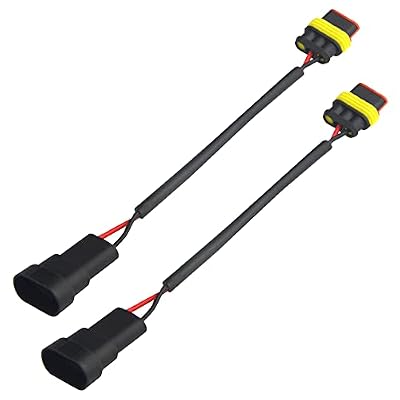 2Pcs D1S D2S D3S D4S to 9005 9006 Wiring Harness Socket Adapter Connector for Headlight Fog Light Conversion Adapter Cable