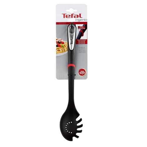 Miniatura 3 de Tefal Ingenio - Cuchara Para Pasta, Plástico Resistente, Termorresistente Hasta 230 Grados De Temperatura, Apta Para Lavavajillas, Rojo Y Negro, K20602