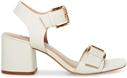 Steve Madden Women's Loreli Heeled Sandal, Bone Leather, 8 | Image 5