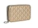 Produktbild Ögon Smart Wallets - Quilted Zipper Wallet - RFID Protection : Protects Your Cards from Stealing - Up to 24 Cards + receits + Notes + Coins - Anodised Aluminium (Rose Gold)