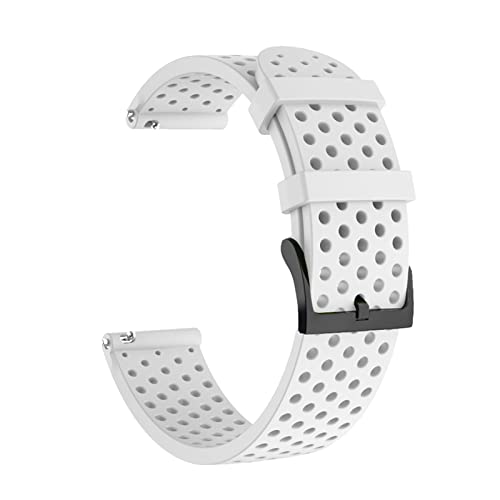 Bracelet silicone 20mm étanche et anti-irritation pour Polar Ignite et Suunto 3