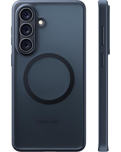 Image of TORRAS Magnetic for Samsung Galaxy S26 Plus Case, [Military Grade Tested] Shockproof Translucent Slim Back Cover, Strong Magnet, Anti-Fingerprint for Galaxy S26+ 6.7'' 5G Phone Case Black