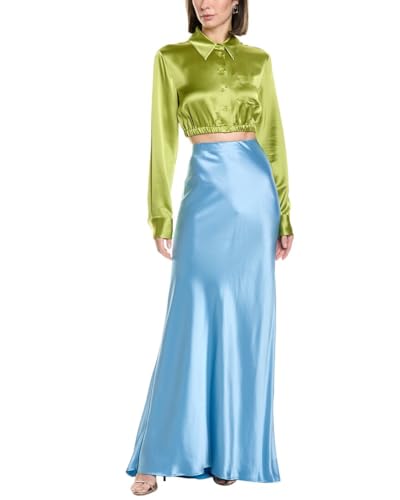 French Blue Voyage Skirt by STAUD