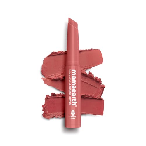 Image of Moisture Matte Longstay Mini Lipstick with Avocado Oil & Vitamin E for 12 Hour Long Stay- 05 - Bubblegum Nude - 0.7 g