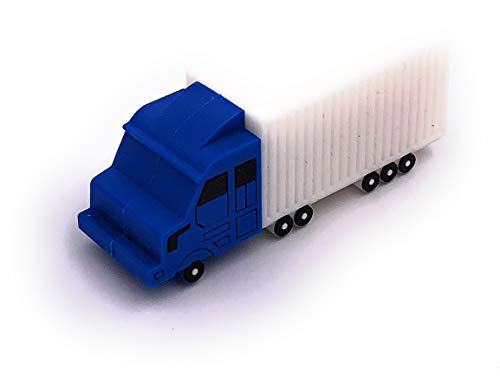 Clé USB 128 Go USB 3.0 Onwomania Camion Bleu amusant pour stockage de données