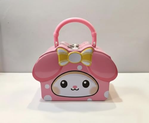 Image of Sajani Cute Cartoon Creative Portable Piggy Bank, Money Saving Box with Combination Lock, Mini Coin Bank Gifts for Boys and Girls, Best Return Gifts for Kids (Pack of 1) (Bowknot)