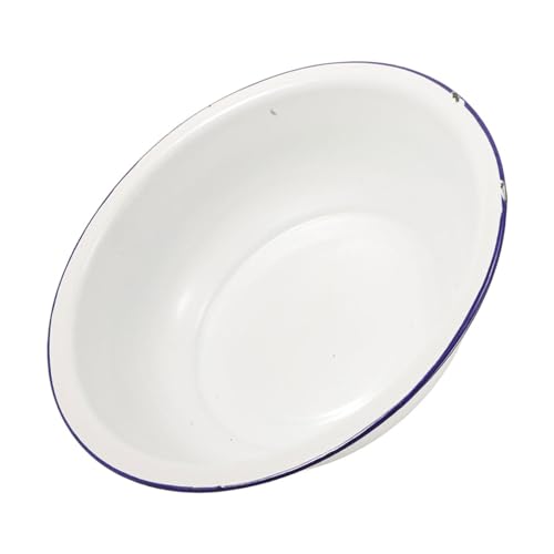 Bassin émaillé blanc avec surface lisse facile à nettoyer et format généreux