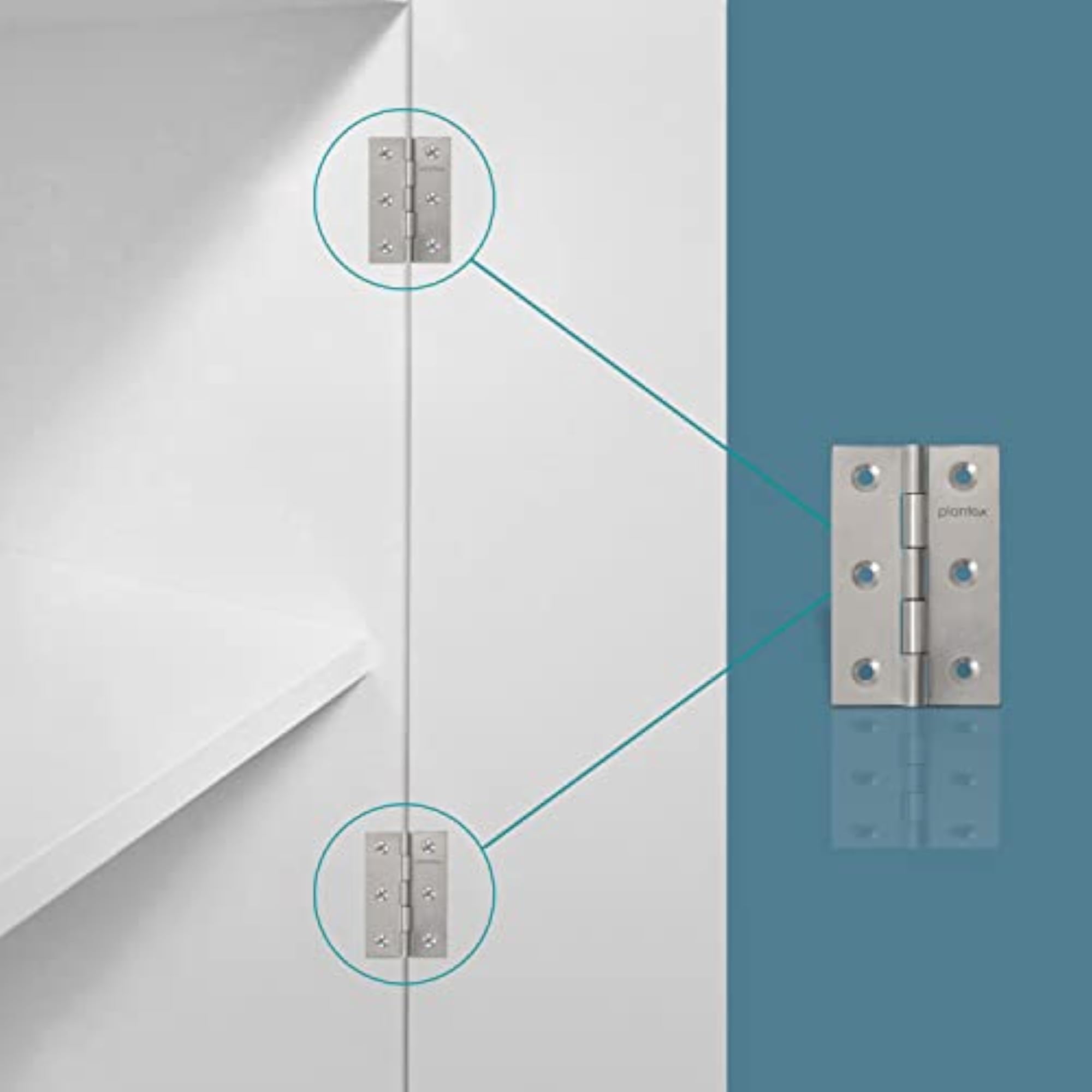 Heavy Duty Stainless Steel Door Hinges, 3 Inch
