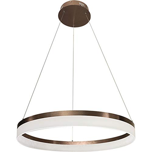 Lampe de chambre à coucher moderne avec lustre circulaire de 40 cm