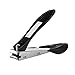 Nail Clippers Set With File, Fingernail & Toenail Clipper Cutter With Catcher, Wide Jaw Opening Nail Cutter for Thick Nails, Sharp Stainless Steel, for Man & Woman & Kids