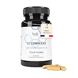 Cure Anti Chute Cheveux Femme 2 mois – Biotine Cheveux - Complement Alimentaire Cheveux - Renforce & Stimule la Pousse – Vitamines B6 & B8 – Hyle Care