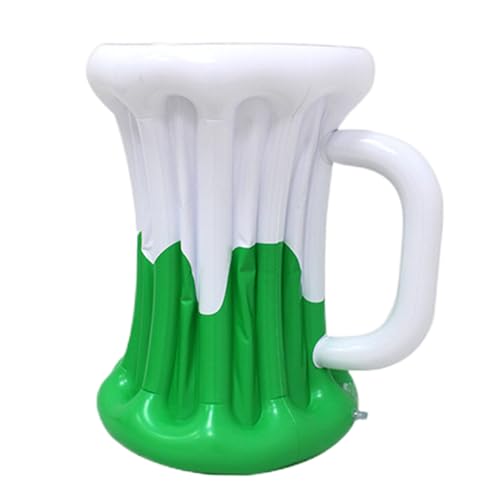 Enfriador de cerveza inflable con tapa sellada, gran contenedor de bebidas de PVC, soporte para bebidas flotante para piscina, barbacoa, fiestas de cumpleaños, eventos al aire libre y verano