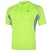 Produktbild Airtracks Herren Fahrradtrikot Kurzarm Team II Radtrikot Jersey Bike Radler Shirt Atmungsaktiv Schnelltrocknend Reflektierend Größen XS S M XL XXL - neon - L