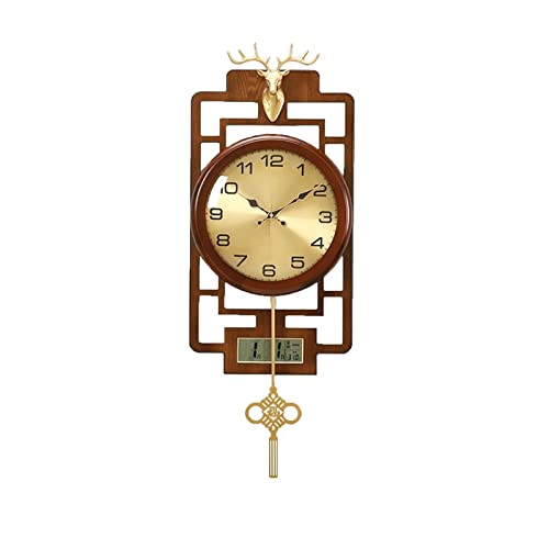 Horloge murale silencieuse en laiton pour éliminer les bruits de tic-tac du bureau
