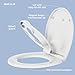 Quick Flip Toilet Seat with Built-in Potty & Splash Guard for Toddler Training, Slow Close - Jool Baby (Round)