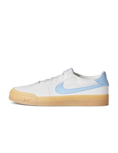 Nike Men's Court Shot Shoes, White/Psychic Blue-Gum Yellow...
