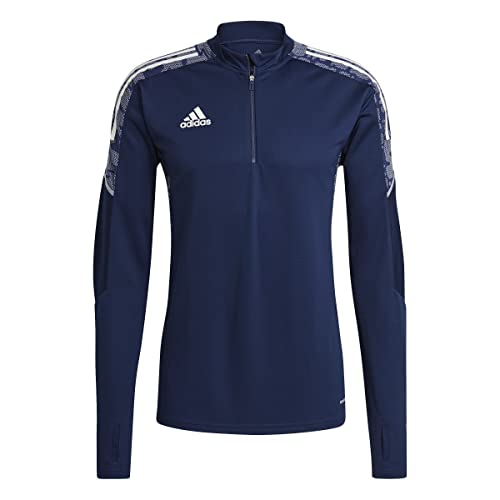 Taglio regolare adidas CON21 TR Top, Maglia Lunga Uomo, Team Navy Blue/White, XLT
