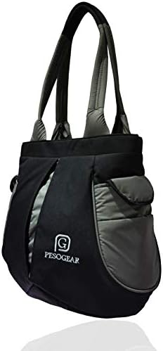 Pesogear Women's Shoulder Bag (PWS0027_Black & Grey)