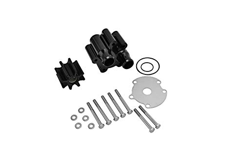 Water Pump Housing and Impeller Repair Kit - Replaces Sierra 18-3150, Quicksilver 807151A14, Mercury 46-807151A14, 46-807151A7 - Fits Mercruiser Alpha, Bravo Engines - Fresh Raw Pump Marine Inboard
